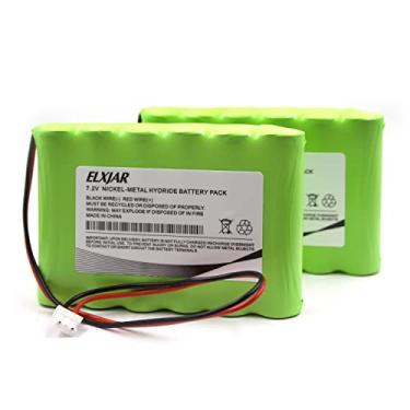Imagem de (Pacote com 2) 7,2 V 3600 mAh 300-03866 Ni-MH bateria de substituição para Honeywell Lynx 5100 5200 5210 5300 Touch 7000 LCP500-4B LYNXRCHKIT-SHA OSA214 Painel de alarme