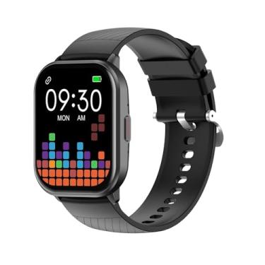 Imagem de Relógio Digital Feminino Masculino Smartwatch Inteligente Bluetooth, Full Touch a Prova d 'água IP68 com 120+ Modos de Exercício e Esporte, Preto