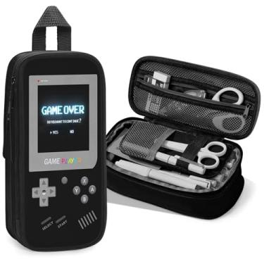 Imagem de Estojo de lápis gamer para meninos – bolsa de lápis grande para meninos, material escolar, bolsa portátil para canetas de videogame com zíper, caixa de caneta de grande capacidade, organizador de