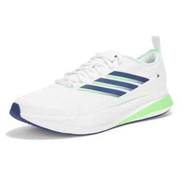 Imagem de adidas Tênis de corrida masculino Jogit, Branco/Azul escuro/Lime Burst, 35