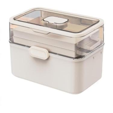 Imagem de Organizador De Frasco De Comprimidos,organizador De Frasco De Medicamento,caixa De Armazenamento De Medicamentos,armazenamento De Organizador De Medicamentos,organizador De Medicamento, White, L