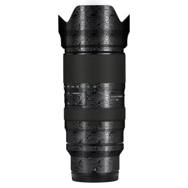 Imagem de Adesivo de lente de câmera antiarranhões para Tamron 50-400 mm F4.5-6.3 adequado para Nikon Mount Coat Wrap película protetora capa 50 400 (onda preta)