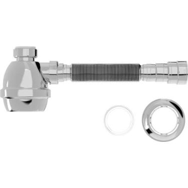 Imagem de Sifão copo universal pia e tanque cromado 031701 - blukit