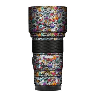 Imagem de Adesivo protetor de câmera de película de vinil para lente para Tamron 90 mm F2.8 adequado para Nikon Z Mount Protector Coat Accessories 90 2.8 (Graffiti White)