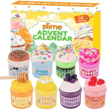 Imagem de Calendário do Advento Oriental Cherry 2024 com DIY Clay Slime & Toys
