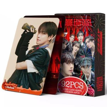 Imagem de KPOPBP Kpop Photocards Cartão de 55 peças com 32 adesivos pequenos Álbum Kpop em sua fantasia 2025 World Tour Lomo conjunto de cartões presente para meninos e meninas