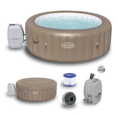 Imagem de Banheira Ofurô Spa Inflável Palm Springs 916L + Bomba Aquecedora 110V + Capa Bestway