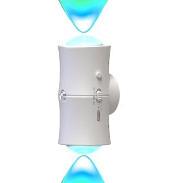 Imagem de Luz Noturna com Sensor de Movimento | Luz Noturna com Sensor de Movimento Magnético,Lâmpada Inteligente Recarregável Económica Gradiente Colorido para Corredores Escadas Pátio Apartamento