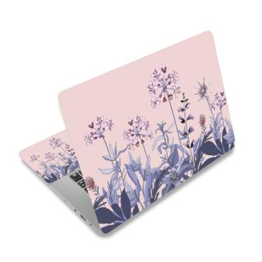Imagem de DINKY 13 13,3 14 15,4 15,4 15,6 polegadas Adesivo de pele para laptop Netbook Skin Sticker,15,6 polegadas Flora Capa protetora universal reutilizável para notebook arte (flores plantas)