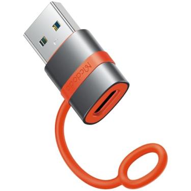Imagem de mcdodo Adaptador USB-C para USB-A com cordão, conversor de carregador fêmea tipo C para macho USBC para adaptador USB 3.0 para iPhone Series, Apple Watch, Airpods, Switch, Galaxy