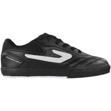 Imagem de Chuteira Infantil Dominator Topper, Preto, Branco, 35