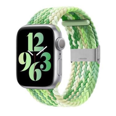 Imagem de Pulseira de relógio Bandiction Braided Solo Loop Elastic 44 mm 40 mm