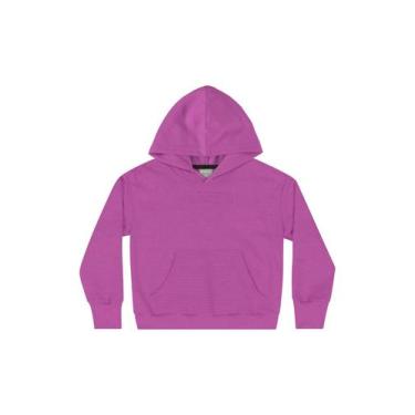Imagem de Casaco com Capuz Infantil Unissex Quimby, Roxo, 4