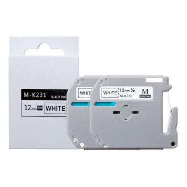 Imagem de Kit 2 Fitas Compatível Etiquetador Brother Pt-70 Pt-80 Pt-90 - VEDO