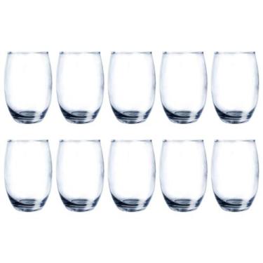 Imagem de 10 Copos Alto Redondo Vidro Aruba 465ml Suco Drink Nadir - NADIR FIGUE