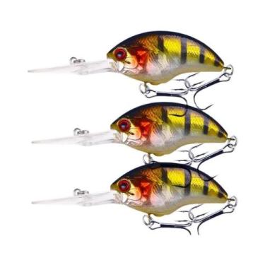 Imagem de Isca De Pesca HENGJIA 13G 9CM Rock Crankbait Minnow Com Anzóis Agudos 