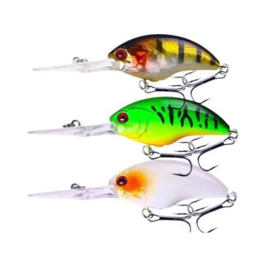 Imagem de Isca De Pesca HENGJIA 13G 9CM Rock Crankbait Minnow Com Anzóis Agudos 