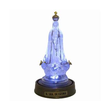 Imagem de Luminária Imagem Nossa Senhora De Fátima Com Luzes Led ul - Amor Lindo