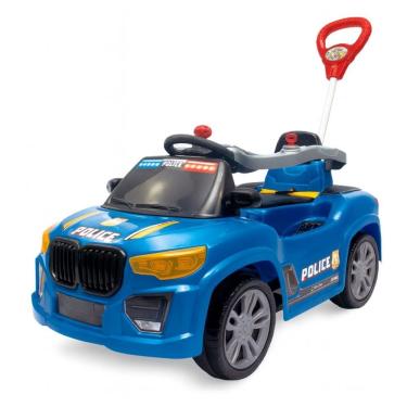 Imagem de Carrinho Pedal Infantil Quadriciclo Azul Buzina Bebe Criança