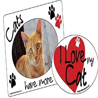 Imagem de Imagine This Porta-retrato 2 em 1 com ímã para carro de 11 cm x 13 cm