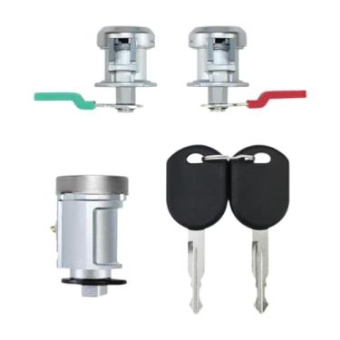 Imagem de predolo Cilindro de fechadura de ignição com conjunto de chaves, componente automático, interruptor de ignição, kit de cilindro de fechadura de porta 924-717