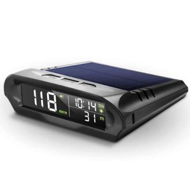 Imagem de Velocímetro GPS solar para carro ERYUE com display frontal sem fio