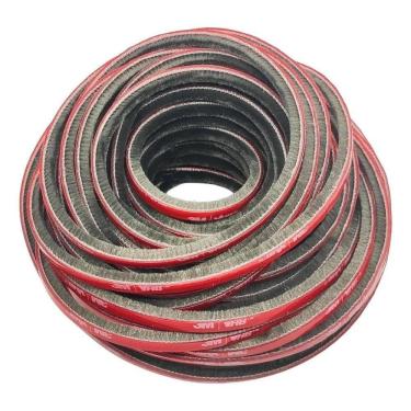 Imagem de 2X Adesivo 3M Fita Veda Fresta Escova Vedação Janela Porta 5