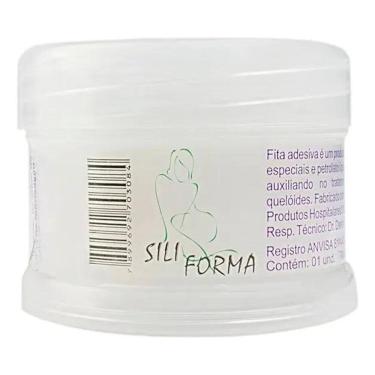 Imagem de Fita Adesiva Silicone Lamina Para Cicatriz 45Cm Reutilizável