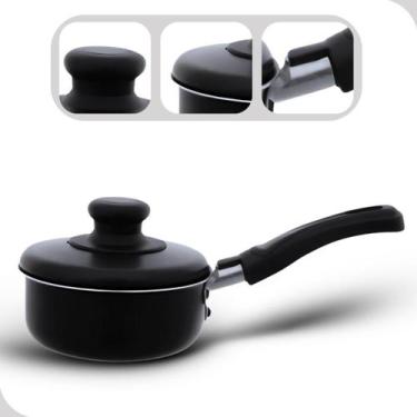 Imagem de Panela Papeiro Antiaderente Jolly 12cm AA Alta Resistência Com Tampa