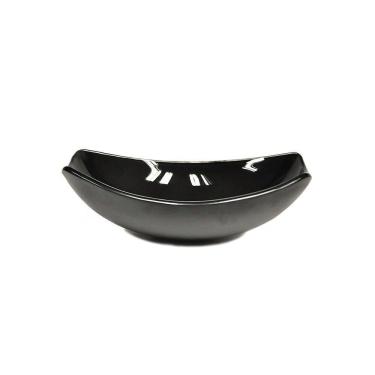 Imagem de Cuba De Vidro Oval Chanfrada 51Cm Preta