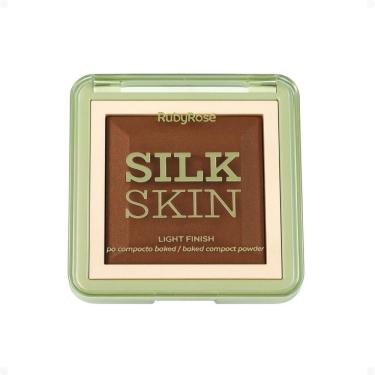 Imagem de Pó Compacto Ruby Rose Silk Skin Light Finish PC90 HB-M403-9