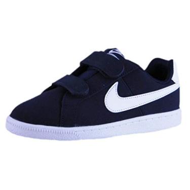 Imagem de Nike Court Royale (Psv), tênis fitness unissex para bebês, branco, 10 criança Reino Unido (27,5 EU), Obsidiana azul branco 400, 30 BR