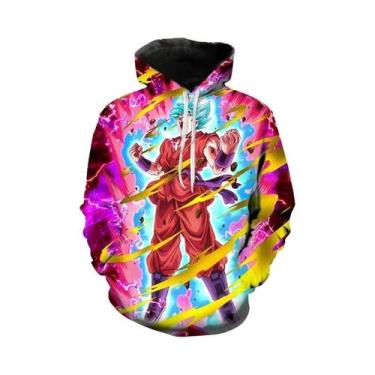 Imagem de Moletom Masculino Dragon Ball Com Estampa 3D 2024, Suéter Esportivo Ca
