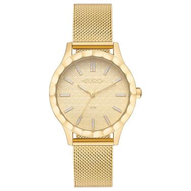 Imagem de Relógio Euro Feminino Glitz Dourado - Eu2036yvw-4d