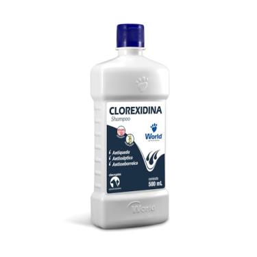 Imagem de Shampoo Para Cães e Gatos Clorexidina 500 ml Tratamento Dermatológico, Dermatites.