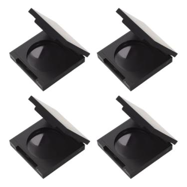 Imagem de Healeved Caixa de blush, caixa de sombra, recarregável, palete de maquiagem, sombra, pó, transparente, vazio, organizador de sombras, estojo para blush, estojo vazio, marcador de texto, paleta de