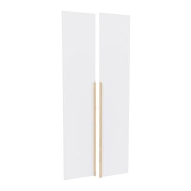 Imagem de Kit 2 Portas para Guarda-roupa Modular 80cm Jade CabeCasa MadeiraOrigi