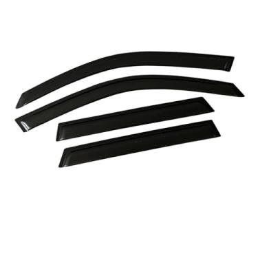 Imagem de GRJQRKHZ Defletor de janela lateral de carro para v&w Sharan 7m 1995-2009 Weathershied viseira de porta vento sol proteção chuva janela lateral defletores de vento