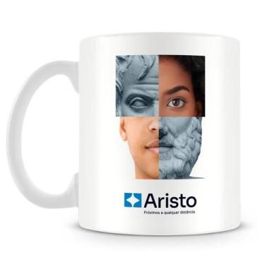 Imagem de Caneca Aristo Personalizada de Porcelana Branca com Estampa - Amo Cane