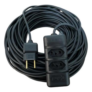 Imagem de Extensão Elétrica 30 Metros Reforçada 10/20A Cabo Pp 2X1,0Mm