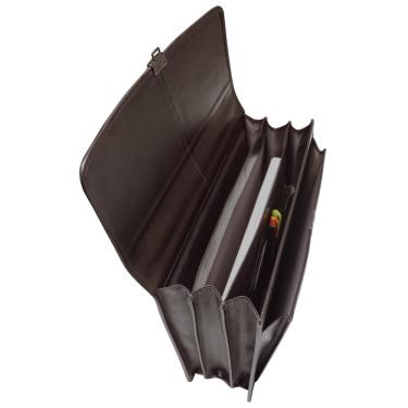 Imagem de Pasta Executiva Couro Masculina 03 Divisórias 9124 Bennesh