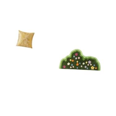 Imagem de Fenteer Capa de Almofada Elegante para Sofá E Tapete Moderno Irregular para Sala de Estar, Escritório, Dormitório, Carro, Decoração de Casa, Tapete de Cabecei