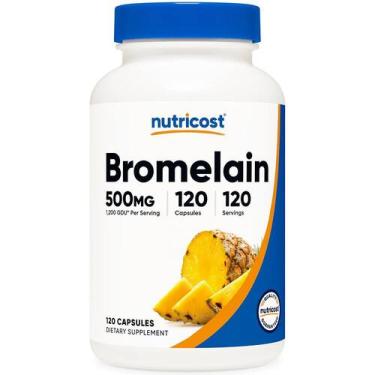 Imagem de Bromelain Bromelina 500mg 120 Caps Nutricost
