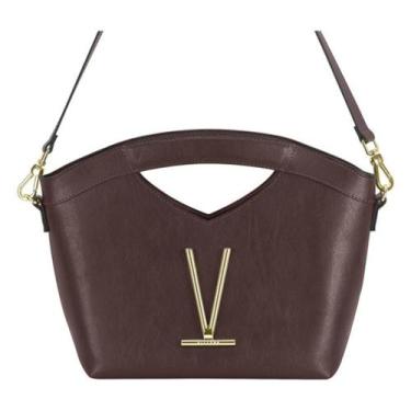 Imagem de Bolsa Feminina Alça Transversal Estruturada Vizzano 10101.1, Cacau