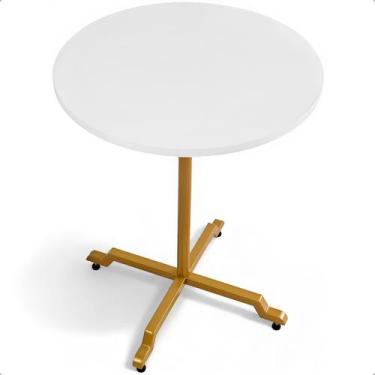 Imagem de Mesa de Canto Redonda Decorativa Mesa Lateral Valência - Loja da Isa, 