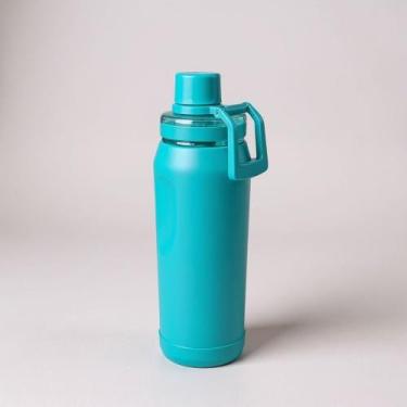 Imagem de Garrafa Térmica Inox Hydra com Capa Protetora Agua Gelada e Quente Aca