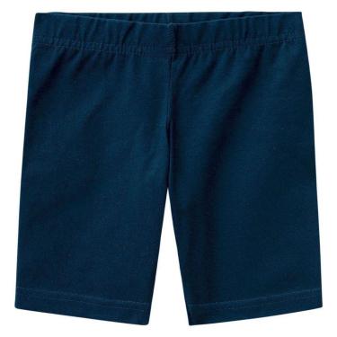 Imagem de Bermuda Feminina Infantil de Cotton Azul Marinho Malwee-Feminino