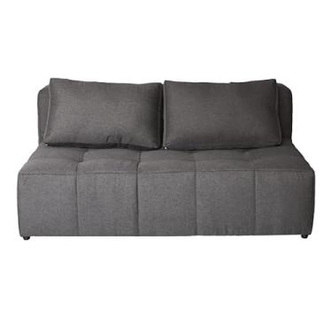 Imagem de Sofá 2 Lugares Modular Soho Linho Grafite