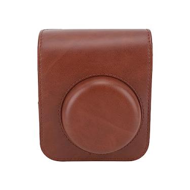 Imagem de Zerodis Caixa Instantânea da Câmera da Câmera Caixa de PU Couro Anti -pó Danificar a Capa Bolsa de Proteção Com Alça Ajustável Removível para Mini 12 Estojo de Transportadora de Instantânea