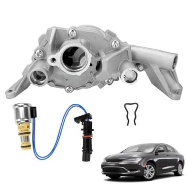 Imagem de Bomba de óleo 68252670AA com válvula solenoide 926-235 compatível com Chrysler 200 300 Dodge Jeep RAM Town Country Avenger Challenger Charger Durango Journey Grand Cherokee Wrangler RAM 1500 3.2L 3.6L